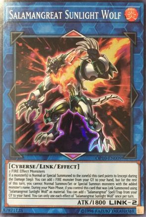 Salamangreat Sunlight Wolf [OP10-EN009] Super Rare - Yu-Gi-Oh! - Card Brawlers | Quebec | Canada |