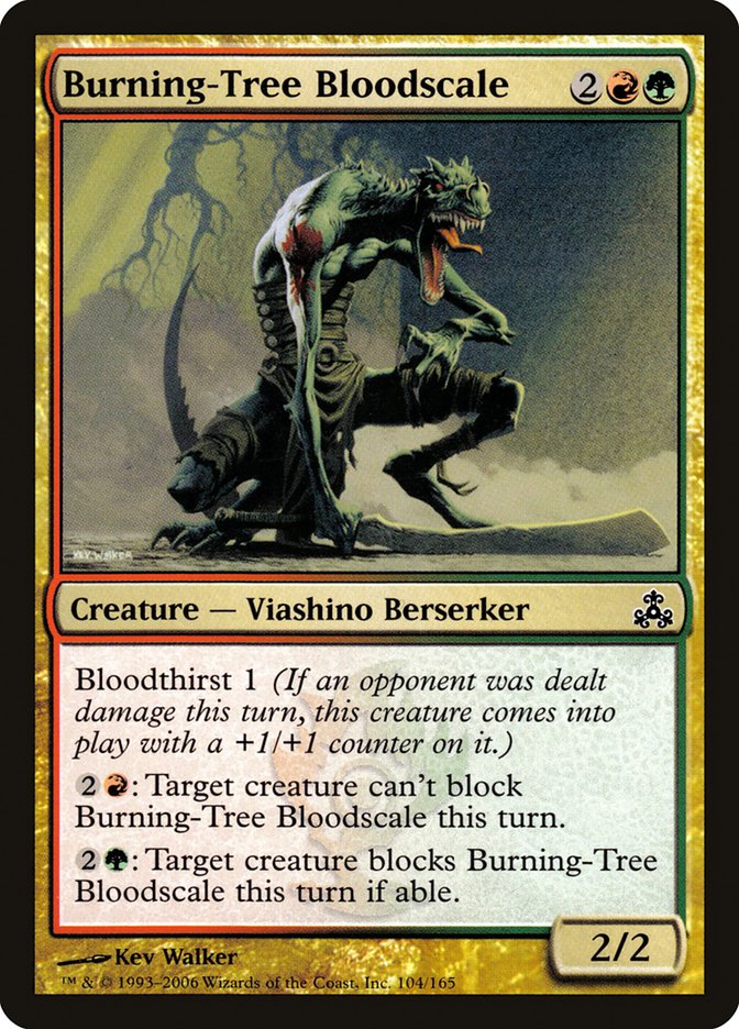 Burning-Tree Bloodscale [Guildpact] - Magic: The Gathering - Card Brawlers | Quebec | Canada |