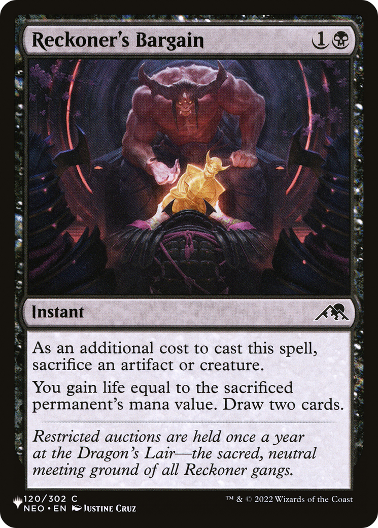 Reckoner's Bargain [The List] - Magic: The Gathering - Card Brawlers | Quebec | Canada |