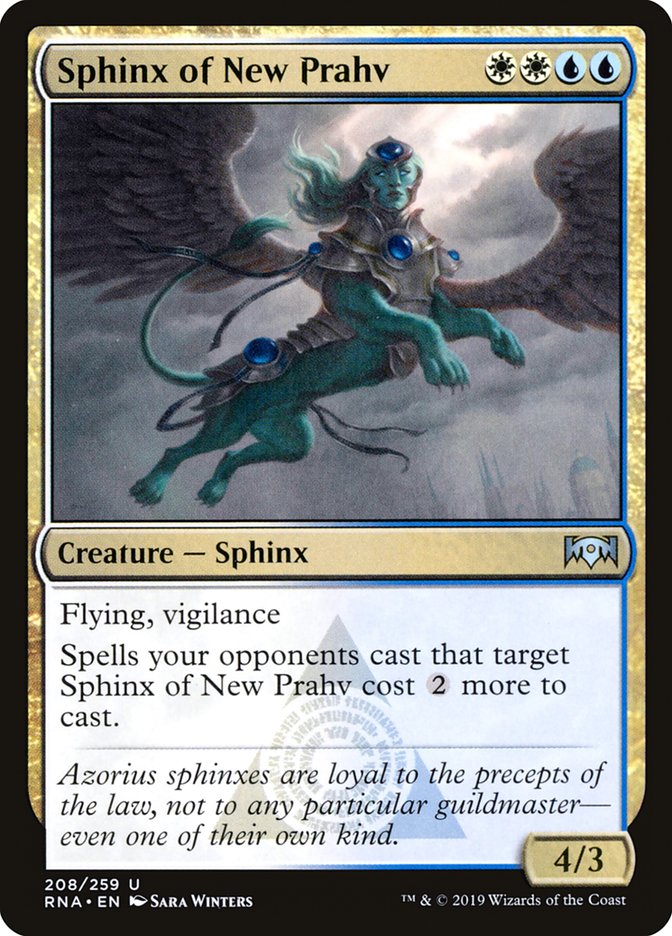 Sphinx of New Prahv [Ravnica Allegiance] - Magic: The Gathering - Card Brawlers | Quebec | Canada |
