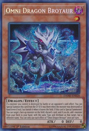 Omni Dragon Brotaur [DANE-EN020] Secret Rare - Yu-Gi-Oh! - Card Brawlers | Quebec | Canada |