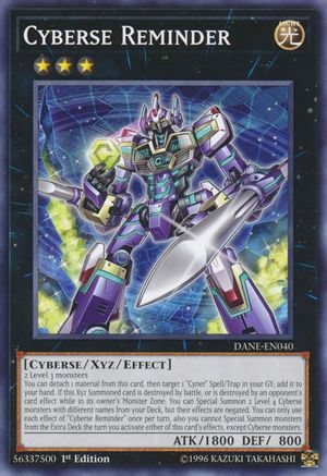 Cyberse Reminder [DANE-EN040] Common - Yu-Gi-Oh! - Card Brawlers | Quebec | Canada |