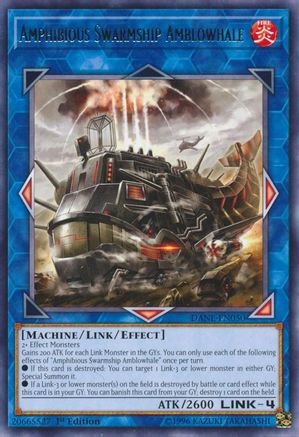 Amphibious Swarmship Amblowhale [DANE-EN050] Rare - Yu-Gi-Oh! - Card Brawlers | Quebec | Canada |