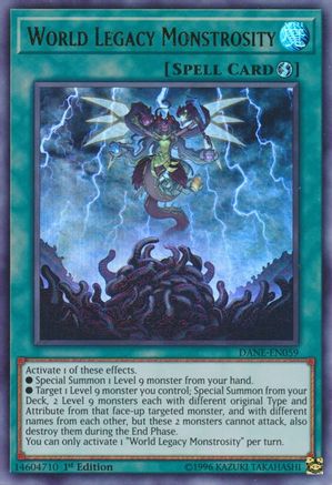 World Legacy Monstrosity [DANE-EN059] Ultra Rare - Yu-Gi-Oh! - Card Brawlers | Quebec | Canada |