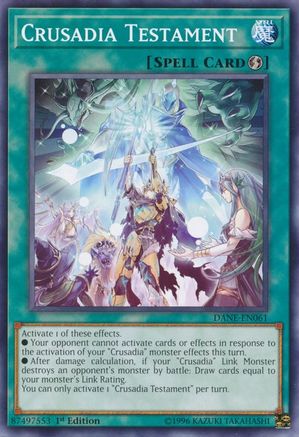 Crusadia Testament [DANE-EN061] Common - Yu-Gi-Oh! - Card Brawlers | Quebec | Canada |