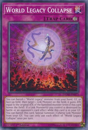 World Legacy Collapse [DANE-EN075] Common - Yu-Gi-Oh! - Card Brawlers | Quebec | Canada |