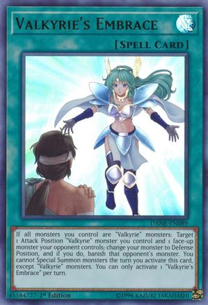 Valkyrie's Embrace [DANE-EN089] Ultra Rare - Yu-Gi-Oh! - Card Brawlers | Quebec | Canada |