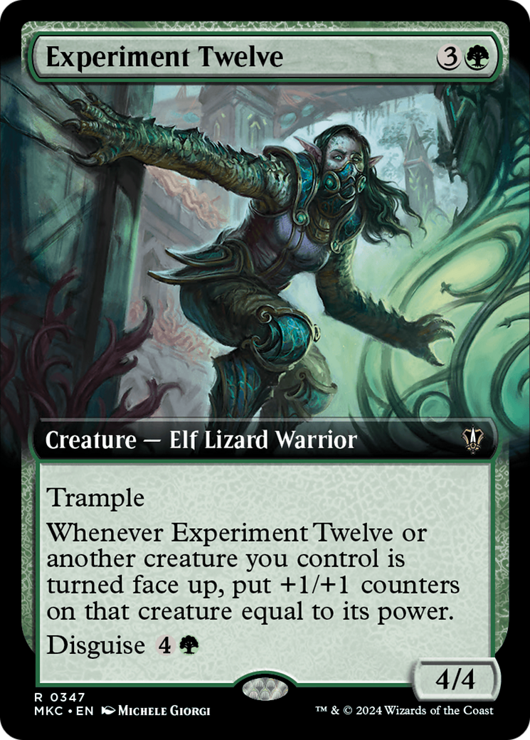 Experiment Twelve (Extended Art) [Murders at Karlov Manor Commander] - Magic: The Gathering - Card Brawlers | Quebec | Canada |