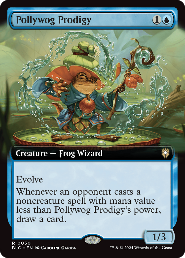Pollywog Prodigy (Extended Art) [Bloomburrow Commander] - Magic: The Gathering - Card Brawlers | Quebec | Canada |