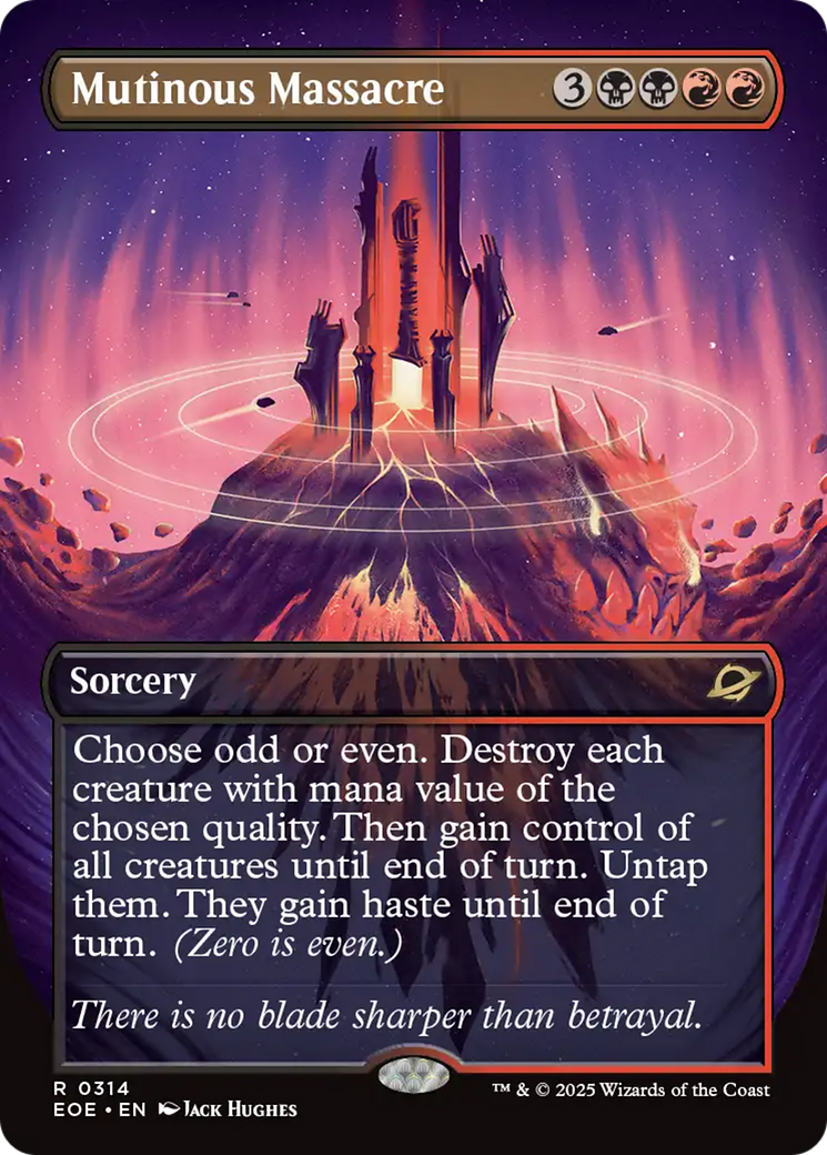 Mutinous Massacre (Borderless) [Edge of Eternities] - Magic: The Gathering - Card Brawlers | Quebec | Canada |