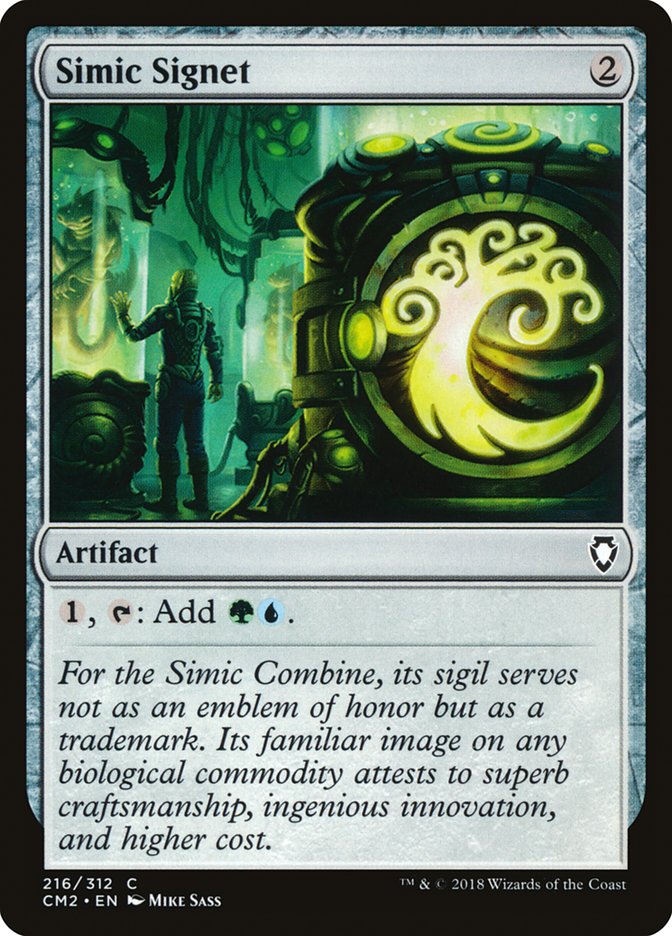 Simic Signet (216/312) [Commander Anthology Volume II] - Magic: The Gathering - Card Brawlers | Quebec | Canada |