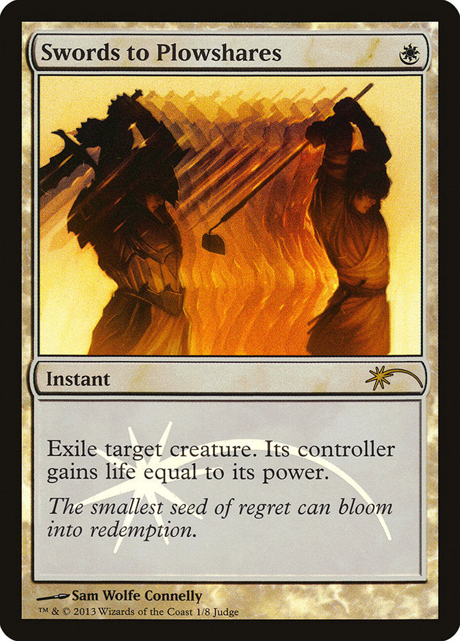 Swords to Plowshares [Judge Gift Cards 2013] - Magic: The Gathering - Card Brawlers | Quebec | Canada |