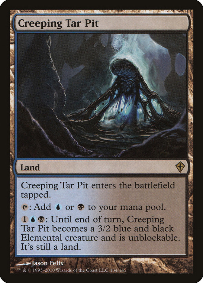 Creeping Tar Pit [Worldwake] - Magic: The Gathering - Card Brawlers | Quebec | Canada |