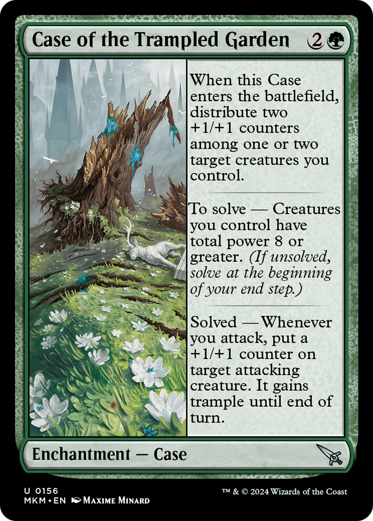 Case of the Trampled Garden [Murders at Karlov Manor] - Magic: The Gathering - Card Brawlers | Quebec | Canada |