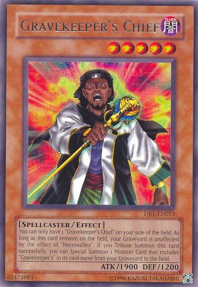 Gravekeeper's Chief [DR1-EN013] Rare - Yu-Gi-Oh! - Card Brawlers | Quebec | Canada |