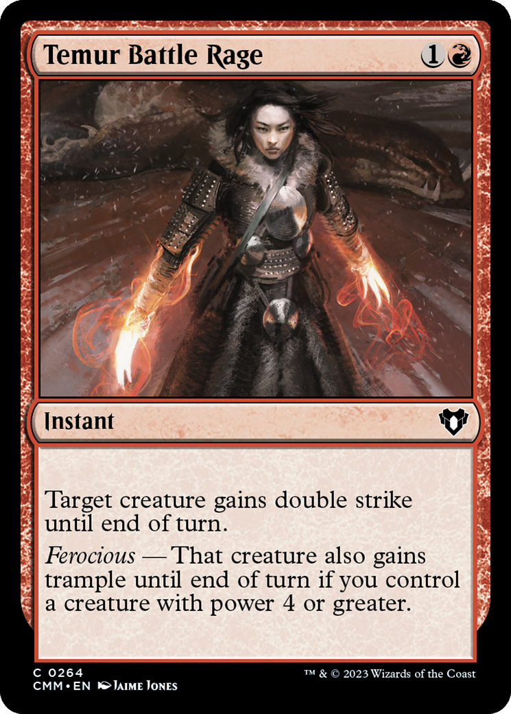 Temur Battle Rage [Commander Masters] - Magic: The Gathering - Card Brawlers | Quebec | Canada |