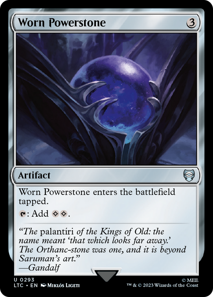 Worn Powerstone [The Lord of the Rings: Tales of Middle-Earth Commander] - Magic: The Gathering - Card Brawlers | Quebec | Canada |