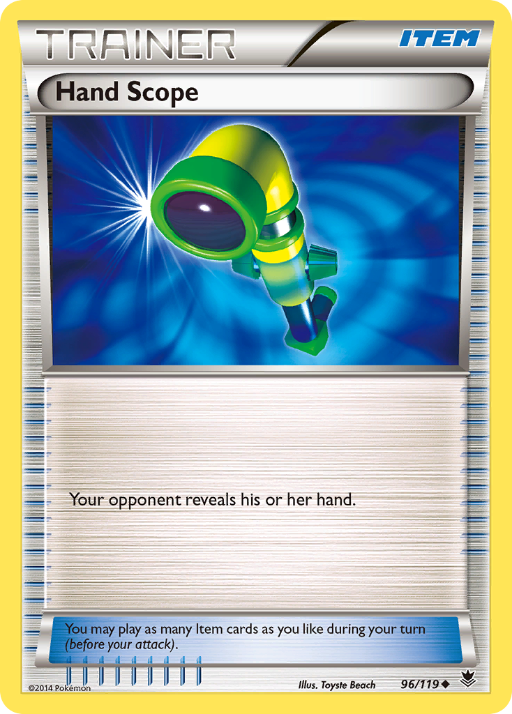 Hand Scope (96/119) [XY: Phantom Forces] - Pokémon - Card Brawlers | Quebec | Canada |