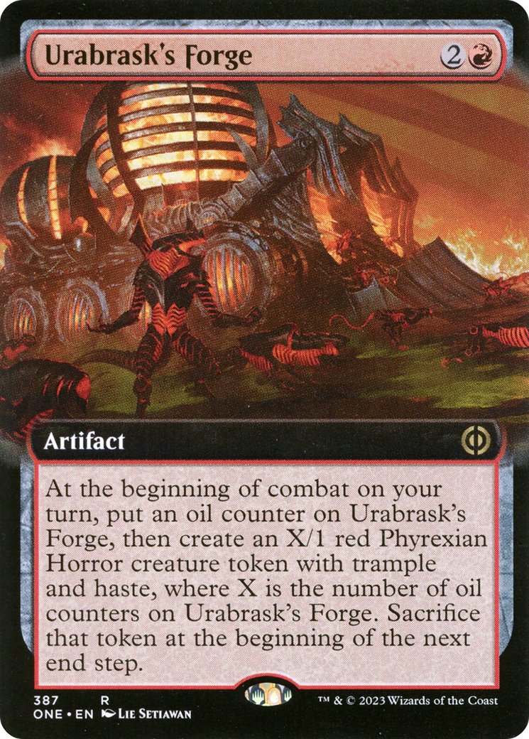 Urabrask's Forge (Extended Art) [Phyrexia: All Will Be One] - Magic: The Gathering - Card Brawlers | Quebec | Canada |