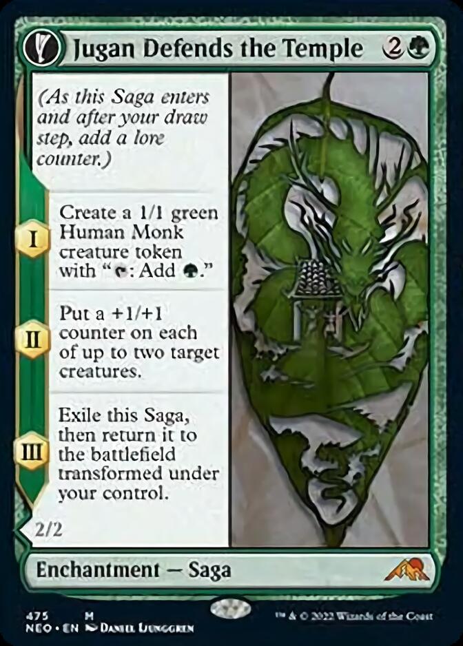 Jugan Defends the Temple // Remnant of the Rising Star (Extended Art) [Kamigawa: Neon Dynasty] - Magic: The Gathering - Card Brawlers | Quebec | Canada |