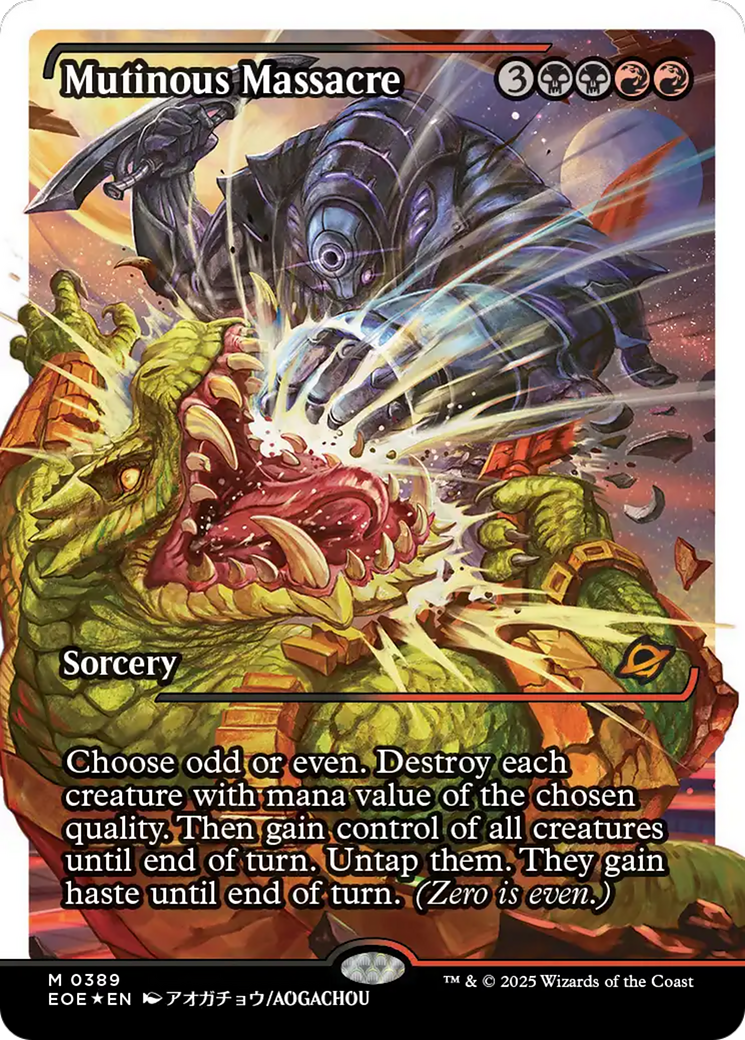 Mutinous Massacre (Showcase) (Fracture Foil) [Edge of Eternities] - Magic: The Gathering - Card Brawlers | Quebec | Canada |