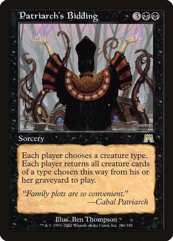 Patriarch's Bidding [Onslaught] - Magic: The Gathering - Card Brawlers | Quebec | Canada |