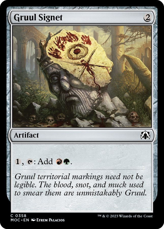 Gruul Signet [March of the Machine Commander] - Magic: The Gathering - Card Brawlers | Quebec | Canada |