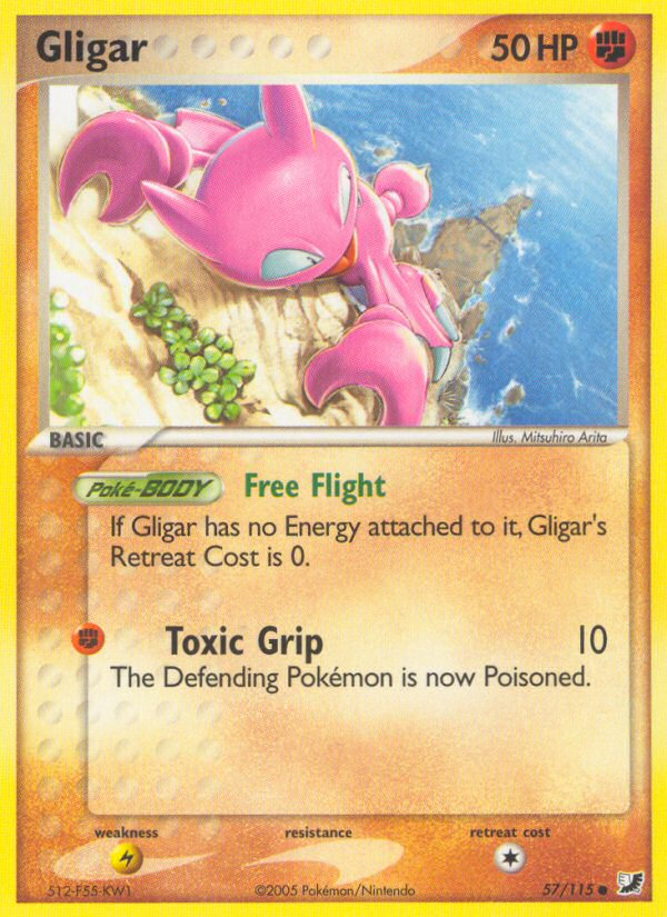 Gligar (57/115) [EX: Unseen Forces] - Pokémon - Card Brawlers | Quebec | Canada |
