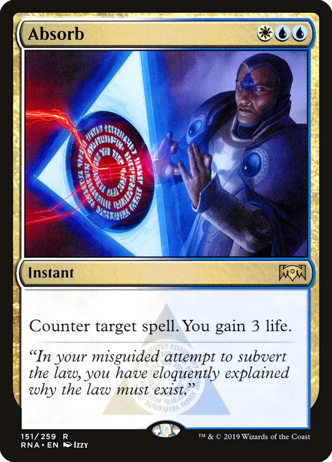 Absorb [Ravnica Allegiance] - Magic: The Gathering - Card Brawlers | Quebec | Canada |