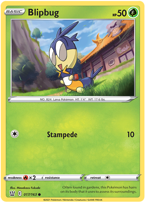 Blipbug (017/163) [Sword & Shield: Battle Styles] - Pokémon - Card Brawlers | Quebec | Canada |