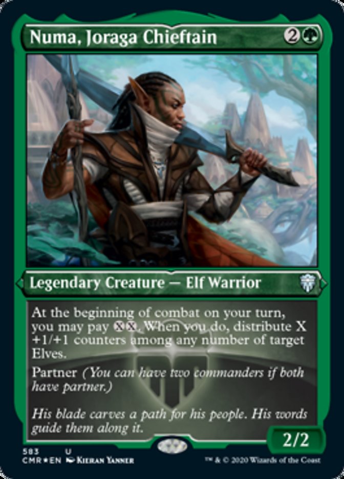 Numa, Joraga Chieftain (Etched) [Commander Legends] - Magic: The Gathering - Card Brawlers | Quebec | Canada |