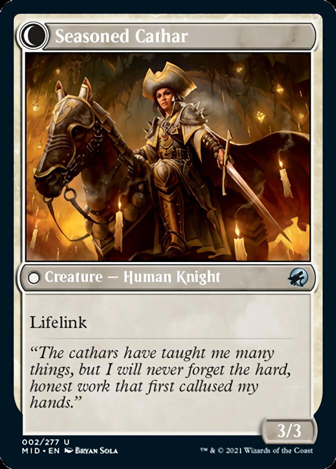 Ambitious Farmhand // Seasoned Cathar [Innistrad: Midnight Hunt] - Magic: The Gathering - Card Brawlers | Quebec | Canada |