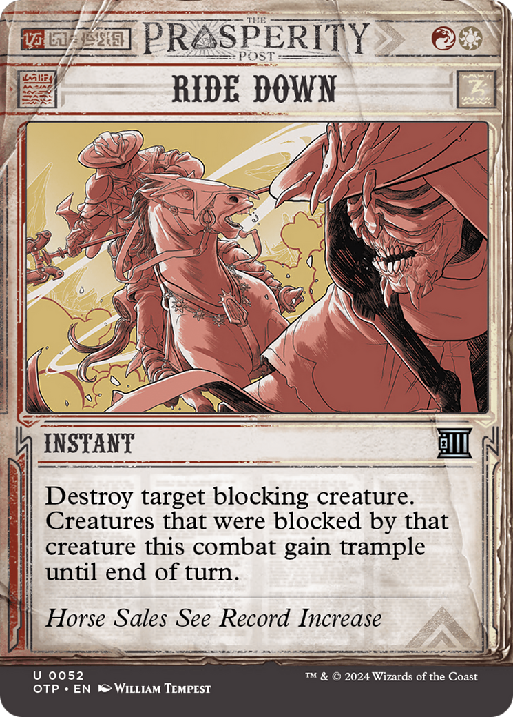 Ride Down [Outlaws of Thunder Junction: Breaking News] - Magic: The Gathering - Card Brawlers | Quebec | Canada |