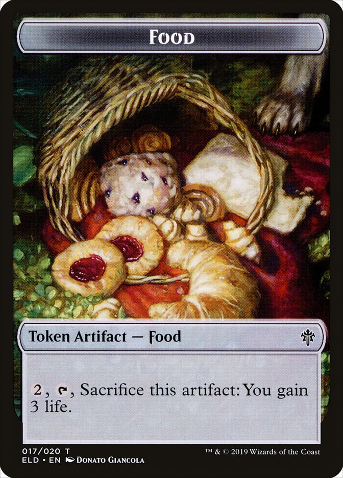 Giant // Food (17) Double-Sided Token [Throne of Eldraine Tokens] - Magic: The Gathering - Card Brawlers | Quebec | Canada |
