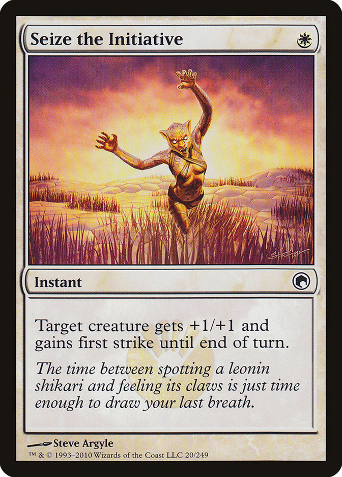 Seize the Initiative [Scars of Mirrodin] - Magic: The Gathering - Card Brawlers | Quebec | Canada |
