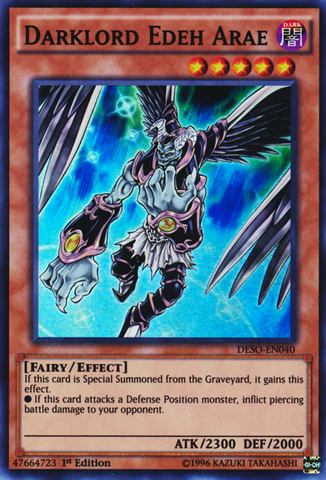 Darklord Edeh Arae [DESO-EN040] Super Rare - Yu-Gi-Oh! - Card Brawlers | Quebec | Canada |