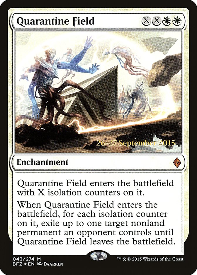 Quarantine Field [Battle for Zendikar Prerelease Promos] - Magic: The Gathering - Card Brawlers | Quebec | Canada |