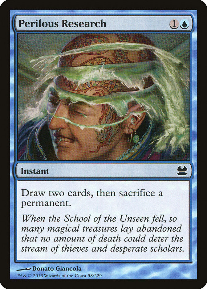 Perilous Research [Modern Masters] - Magic: The Gathering - Card Brawlers | Quebec | Canada |