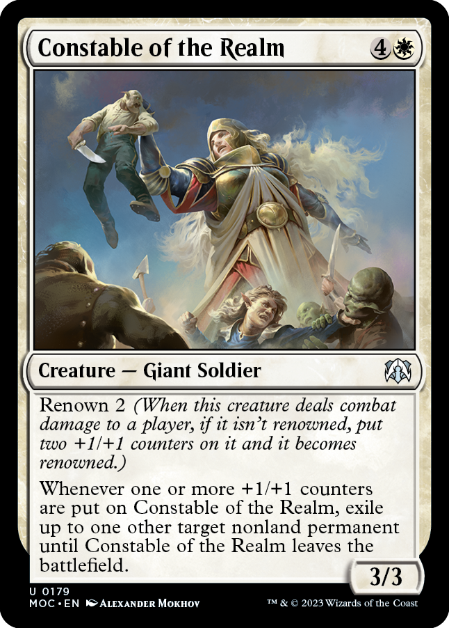 Constable of the Realm [March of the Machine Commander] - Magic: The Gathering - Card Brawlers | Quebec | Canada |