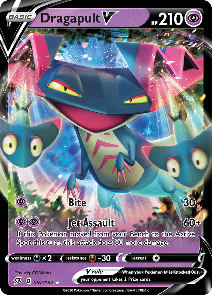 Dragapult V (092/192) [Sword & Shield: Rebel Clash] - Pokémon - Card Brawlers | Quebec | Canada |