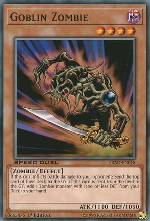 Goblin Zombie [SBAD-EN018] Common - Yu-Gi-Oh! - Card Brawlers | Quebec | Canada |