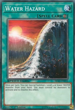 Water Hazard [SBAD-EN033] Common - Yu-Gi-Oh! - Card Brawlers | Quebec | Canada |