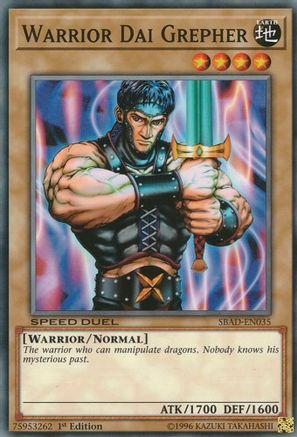 Warrior Dai Grepher [SBAD-EN035] Common - Yu-Gi-Oh! - Card Brawlers | Quebec | Canada |