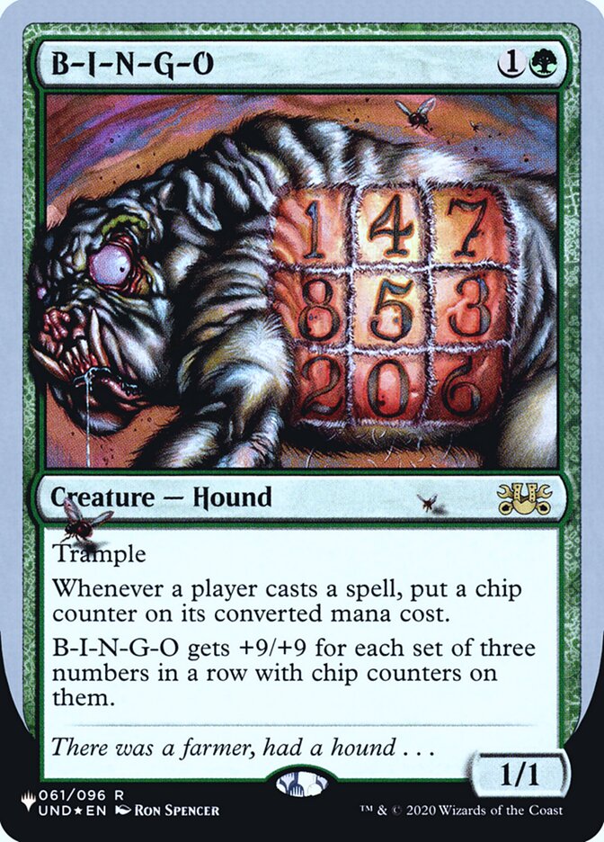 B-I-N-G-O (Unfinity Foil Edition) [The List] - Magic: The Gathering - Card Brawlers | Quebec | Canada |