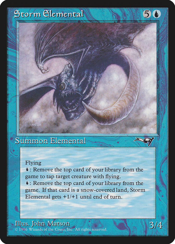 Storm Elemental [Alliances] - Magic: The Gathering - Card Brawlers | Quebec | Canada |