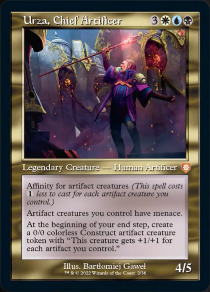 Urza, Chief Artificer (002) (Retro) [The Brothers' War Commander] - Magic: The Gathering - Card Brawlers | Quebec | Canada |