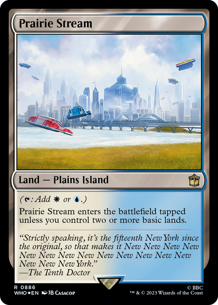 Prairie Stream (Surge Foil) [Doctor Who] - Magic: The Gathering - Card Brawlers | Quebec | Canada |