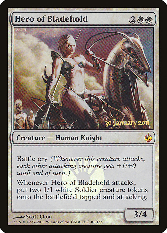Hero of Bladehold [Mirrodin Besieged Prerelease Promos] - Magic: The Gathering - Card Brawlers | Quebec | Canada |