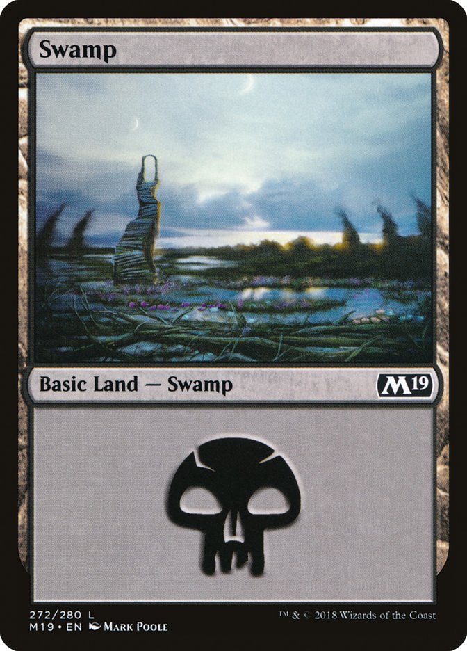 Swamp (272) [Core Set 2019] - Magic: The Gathering - Card Brawlers | Quebec | Canada |