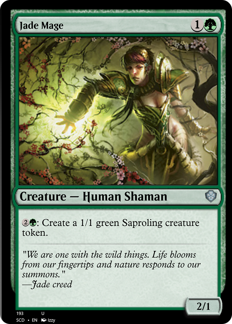 Jade Mage [Starter Commander Decks] - Magic: The Gathering - Card Brawlers | Quebec | Canada |